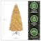 9ft. Pre-Lit Platinum Metallic Artificial Christmas Tree, White LED Lights